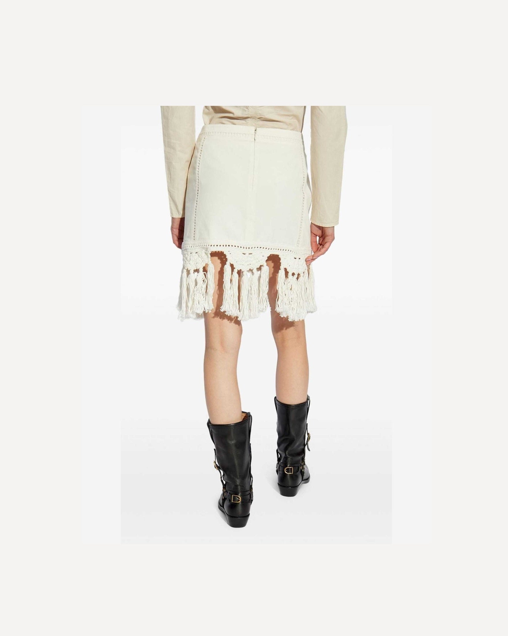 Isabel Marant White Skirt Glam Steals