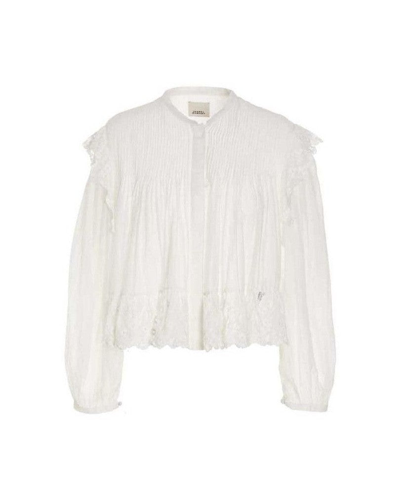 Isabel Marant White Viscose Top Glam Steals