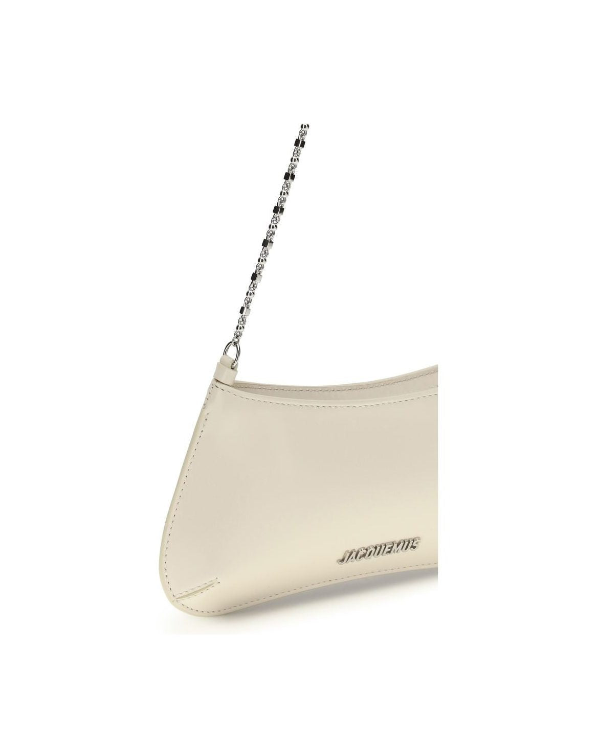 Jacquemus Beige Calf Leather Bos Taurus Shoulder Bag Glam Steals