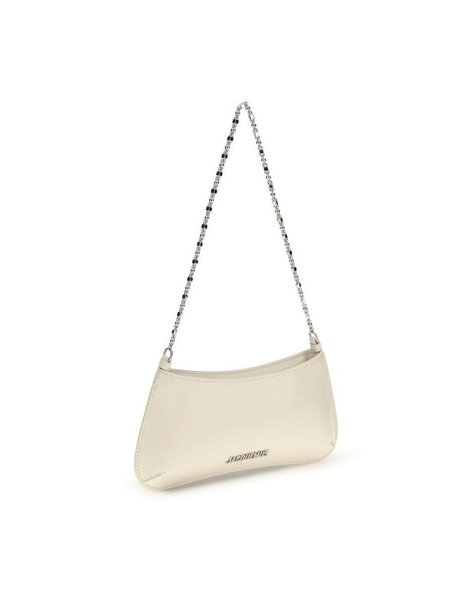 Jacquemus Beige Calf Leather Bos Taurus Shoulder Bag Glam Steals