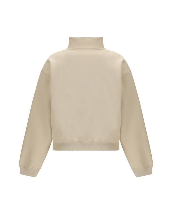 Jacquemus Beige Cotton Sweatshirt Glam Steals