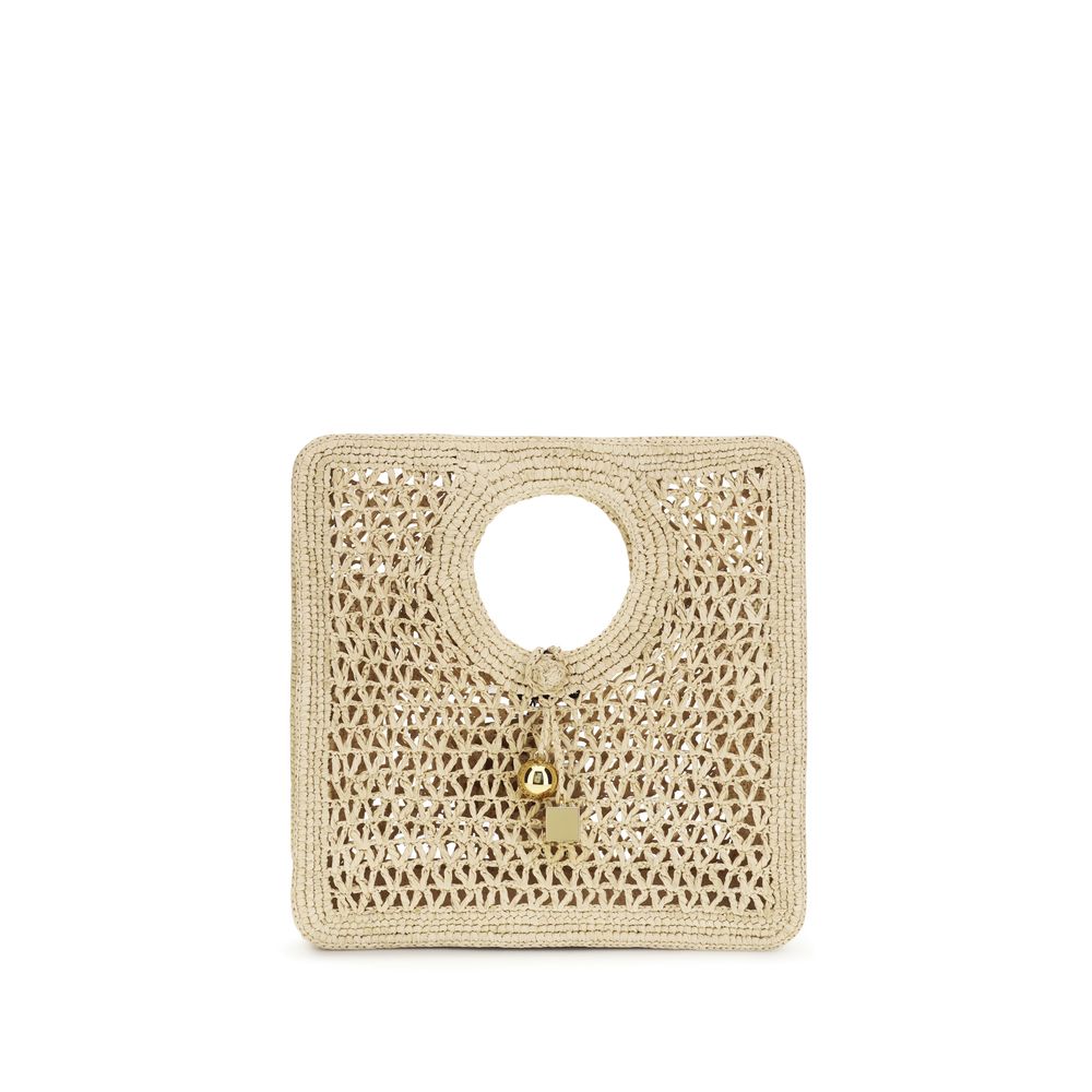 Jacquemus Beige Raffia Handbag Glam Steals