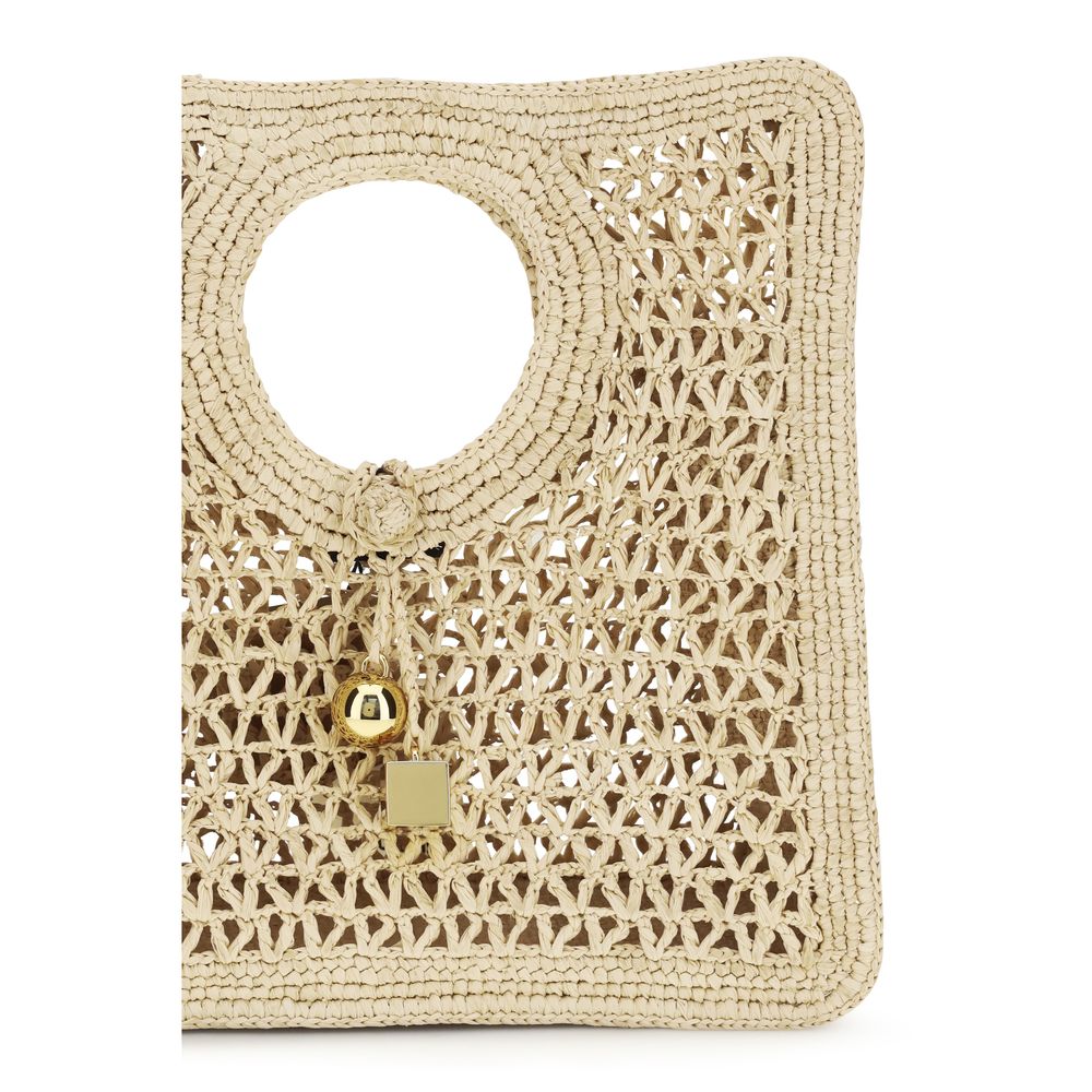 Jacquemus Beige Raffia Handbag Glam Steals