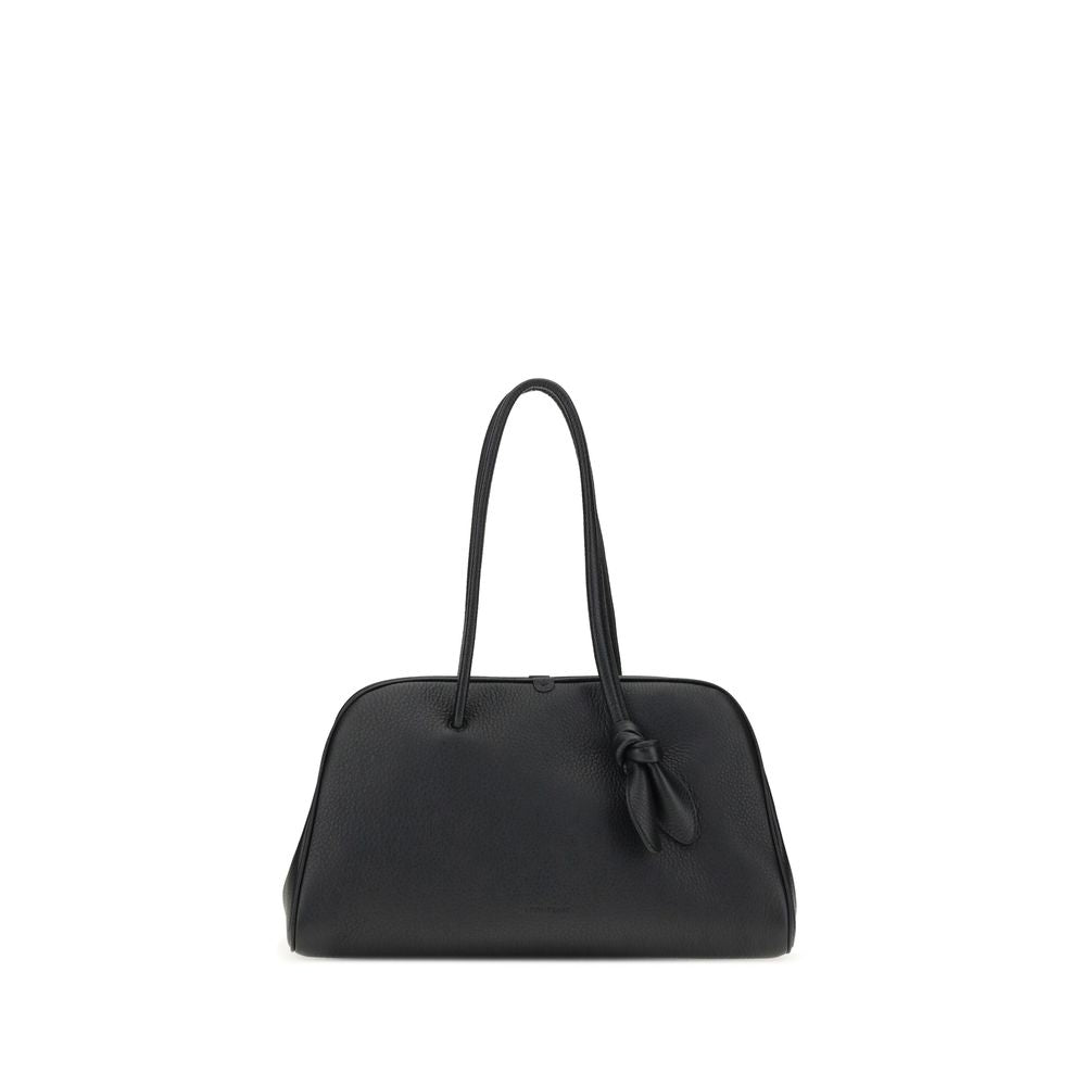 Jacquemus Black Calf Leather Bos Taurus Handbag Glam Steals
