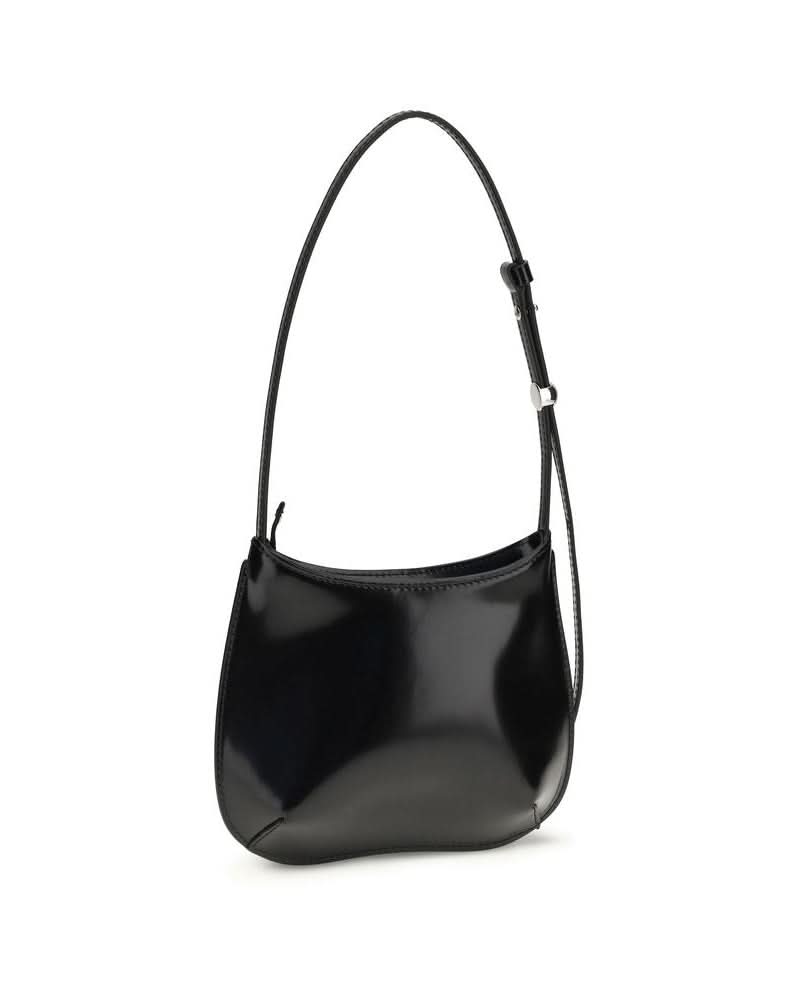 Jacquemus Black Calf Leather Bos Taurus Shoulder Bag