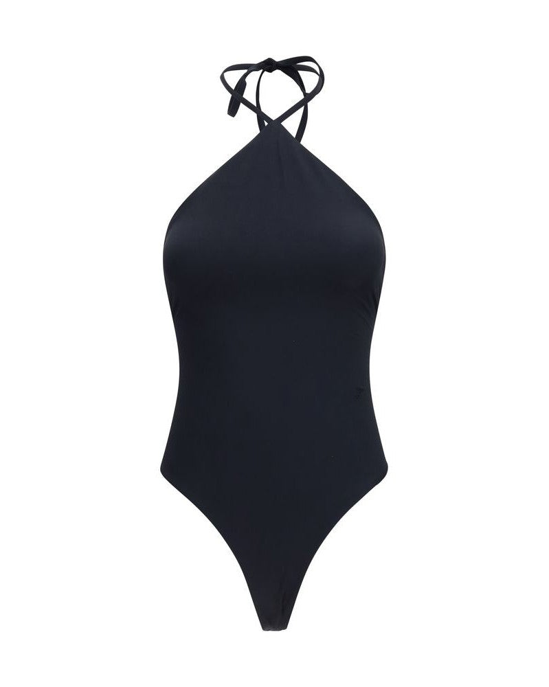 Jacquemus Black Polyamide One Piece Swimsuit Glam Steals