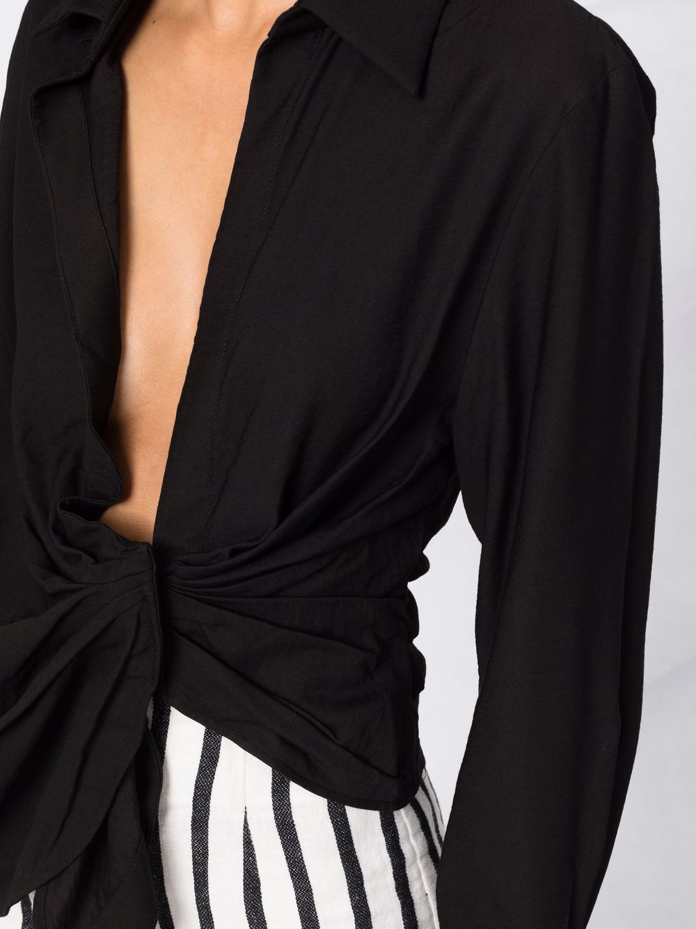 Jacquemus Black Shirt Glam Steals