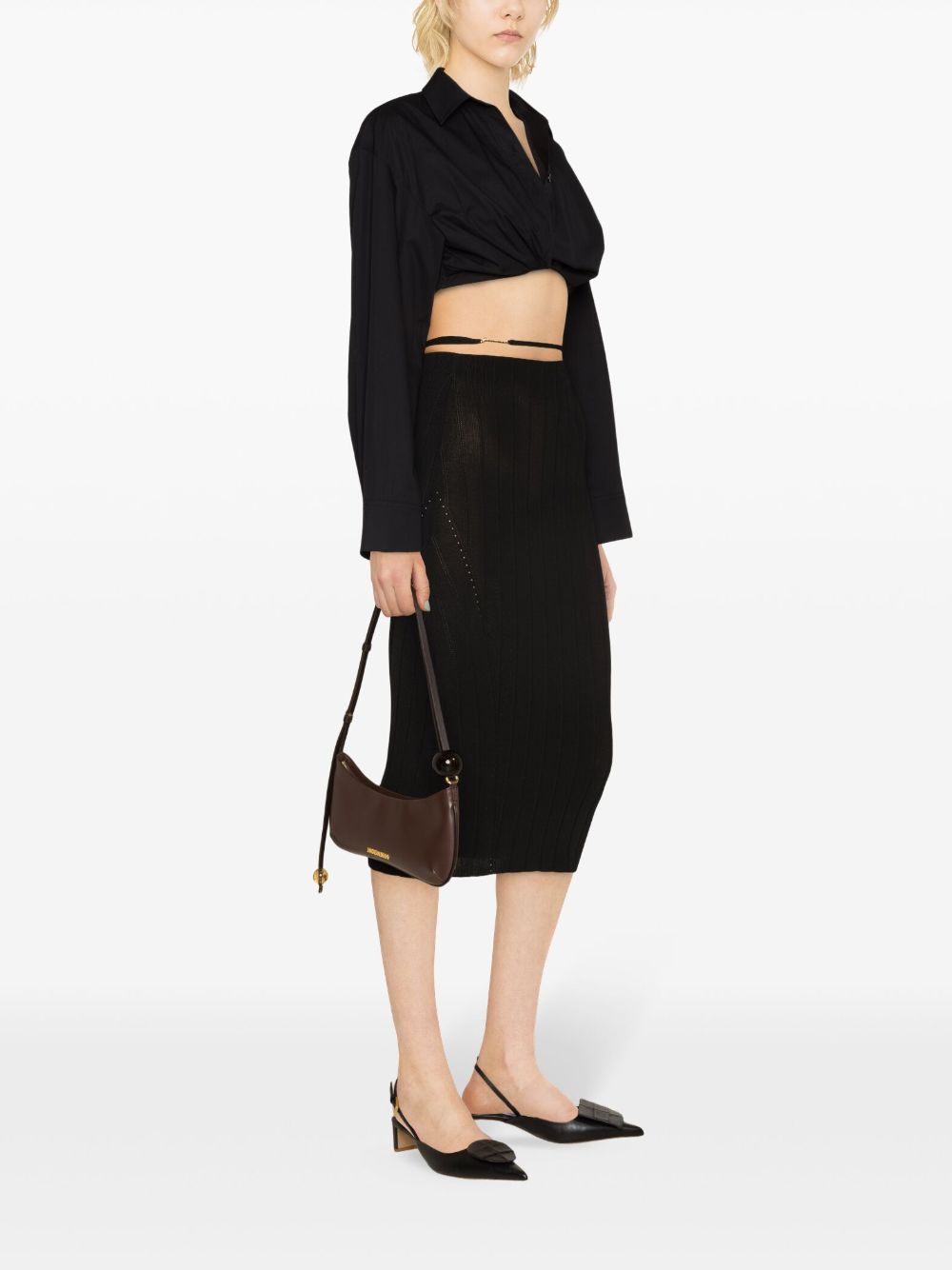 Jacquemus Black Skirt Glam Steals
