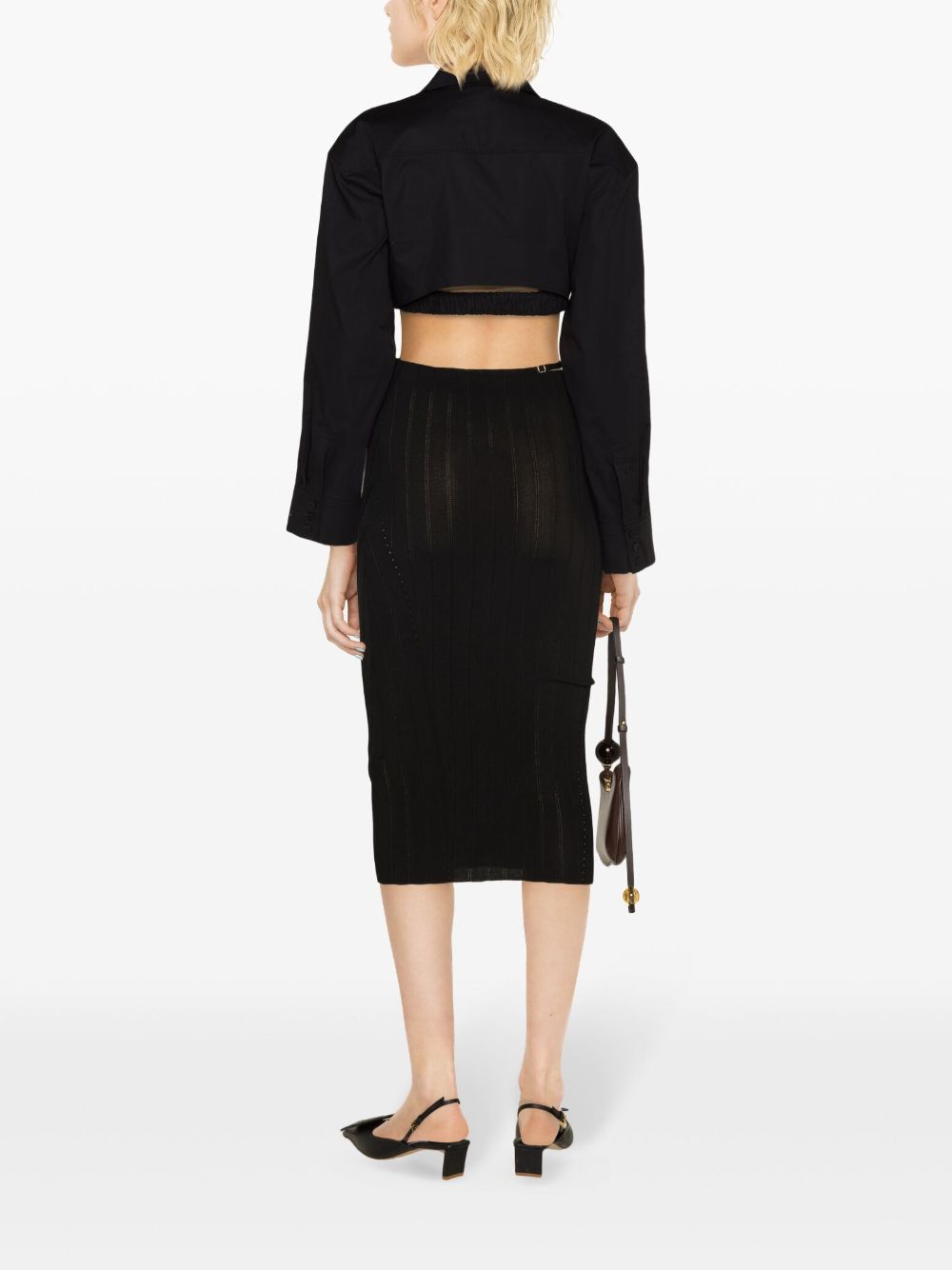 Jacquemus Black Skirt Glam Steals