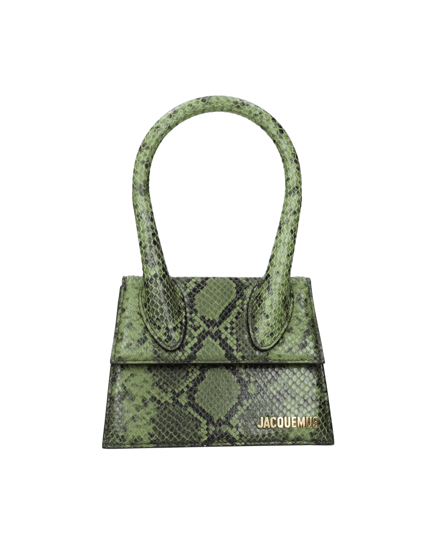 Jacquemus Green Leather Handbag Shoulder Bags