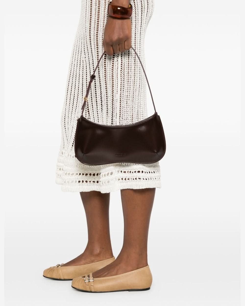 Jacquemus Leather Le Bisou Shoulder Bag Shoulder