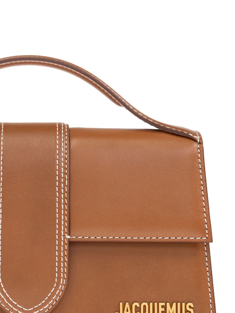 Jacquemus Leather The Big Bambino Top Handle Bag Glam Steals