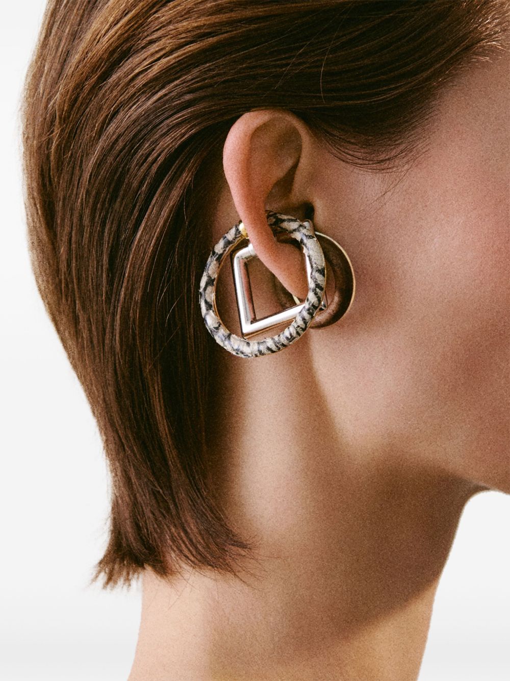 Jacquemus Trio Of Geometric Ear Cuffs Glam Steals