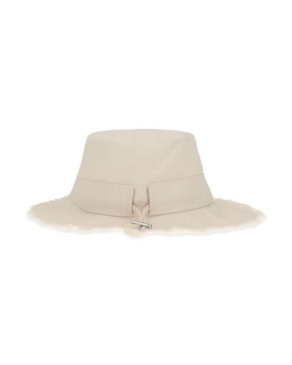 Jacquemus White Cotton Bucket Hat