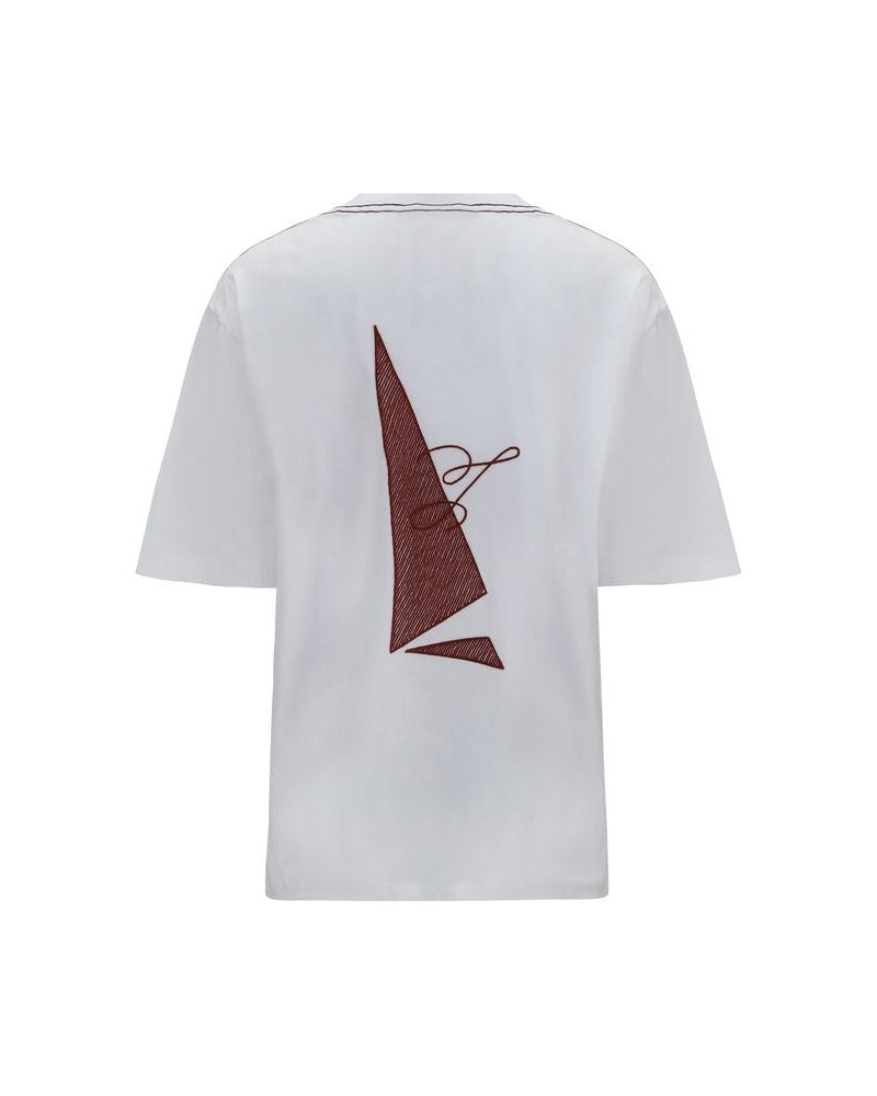 Jacquemus White Cotton T-shirt Glam Steals