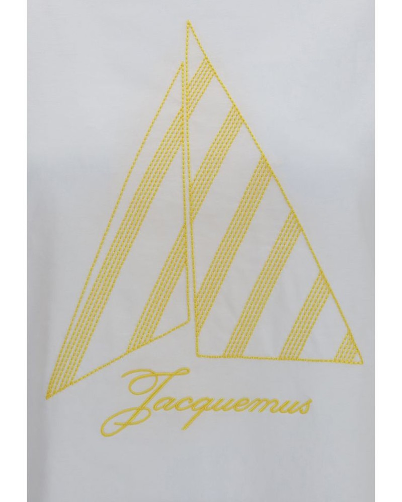 Jacquemus White Cotton T-shirt Glam Steals