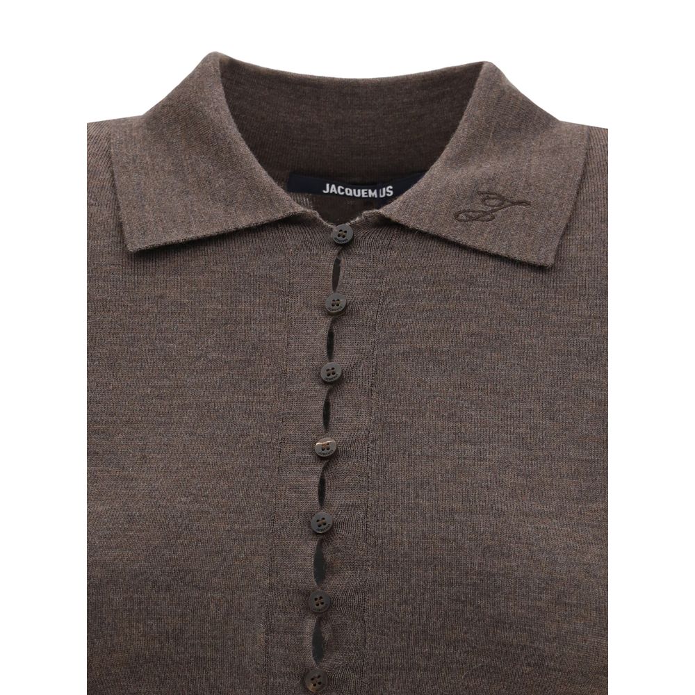 Jacquemus Wool Merino Polo Shirt Glam Steals