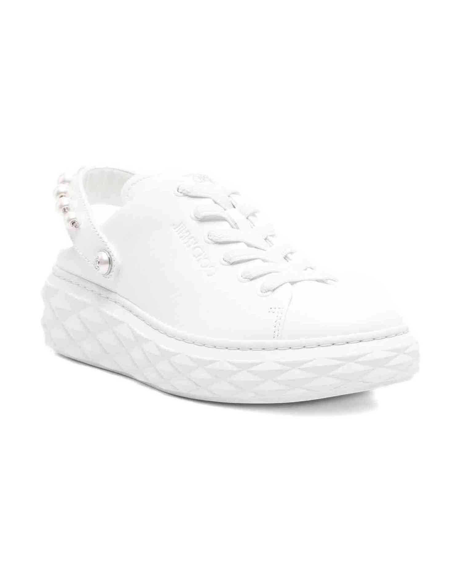 Jimmy Choo 50mm Pearl Slingback Platform Sneakers Glam Steals