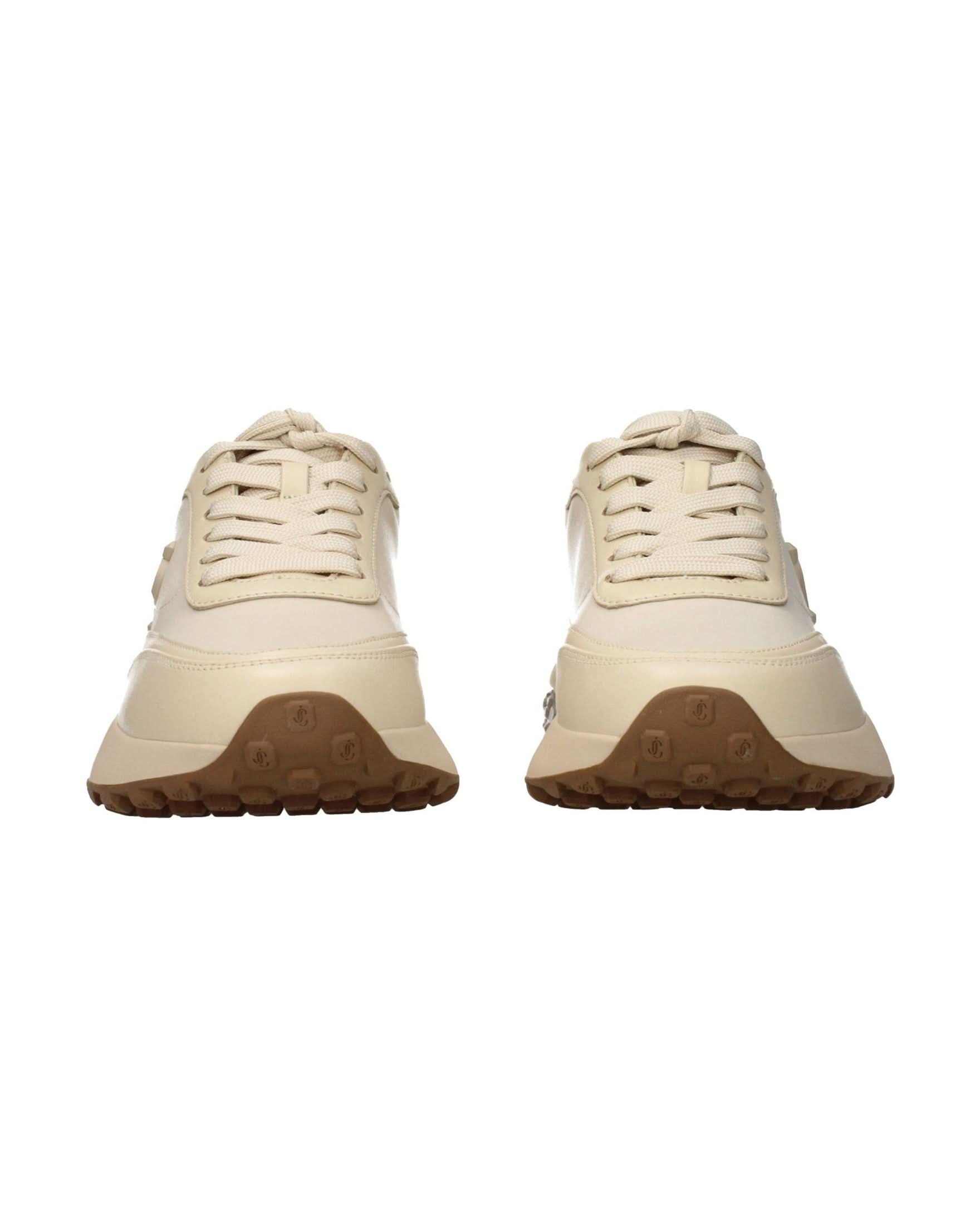 Jimmy Choo Beige Chunky Sneakers