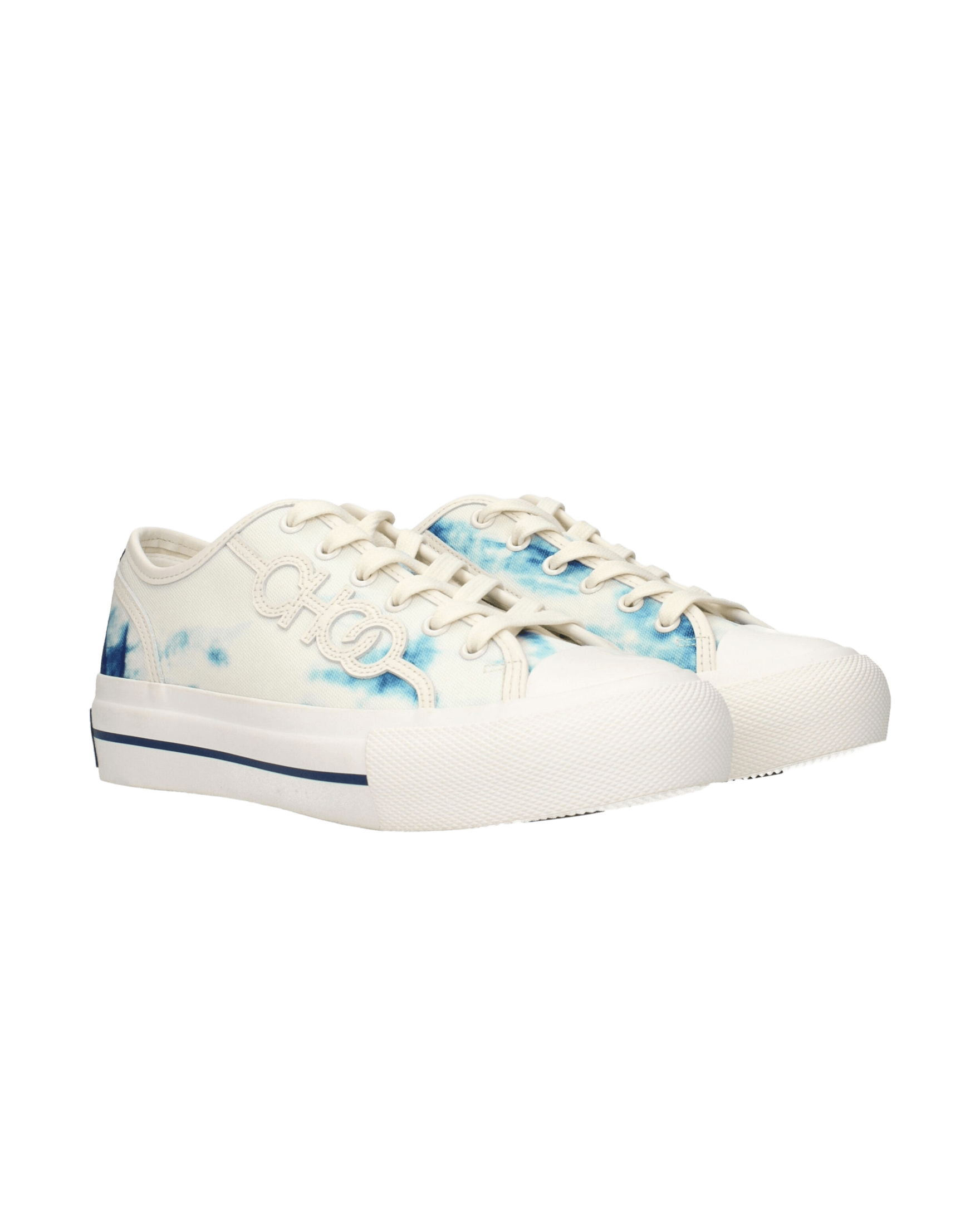 Jimmy Choo Beige Fabric Low Top Glam Steals