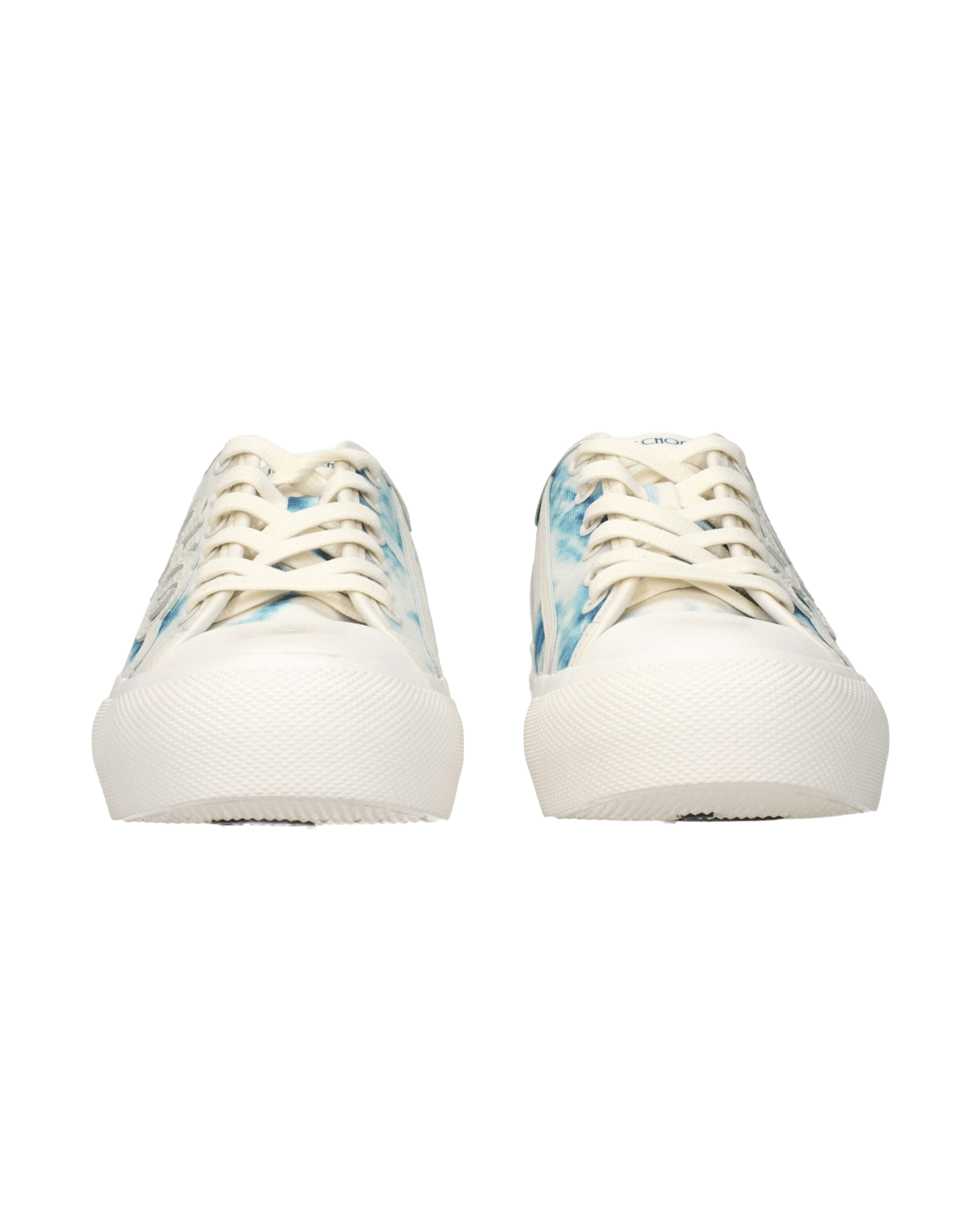 Jimmy Choo Beige Fabric Low Top Glam Steals
