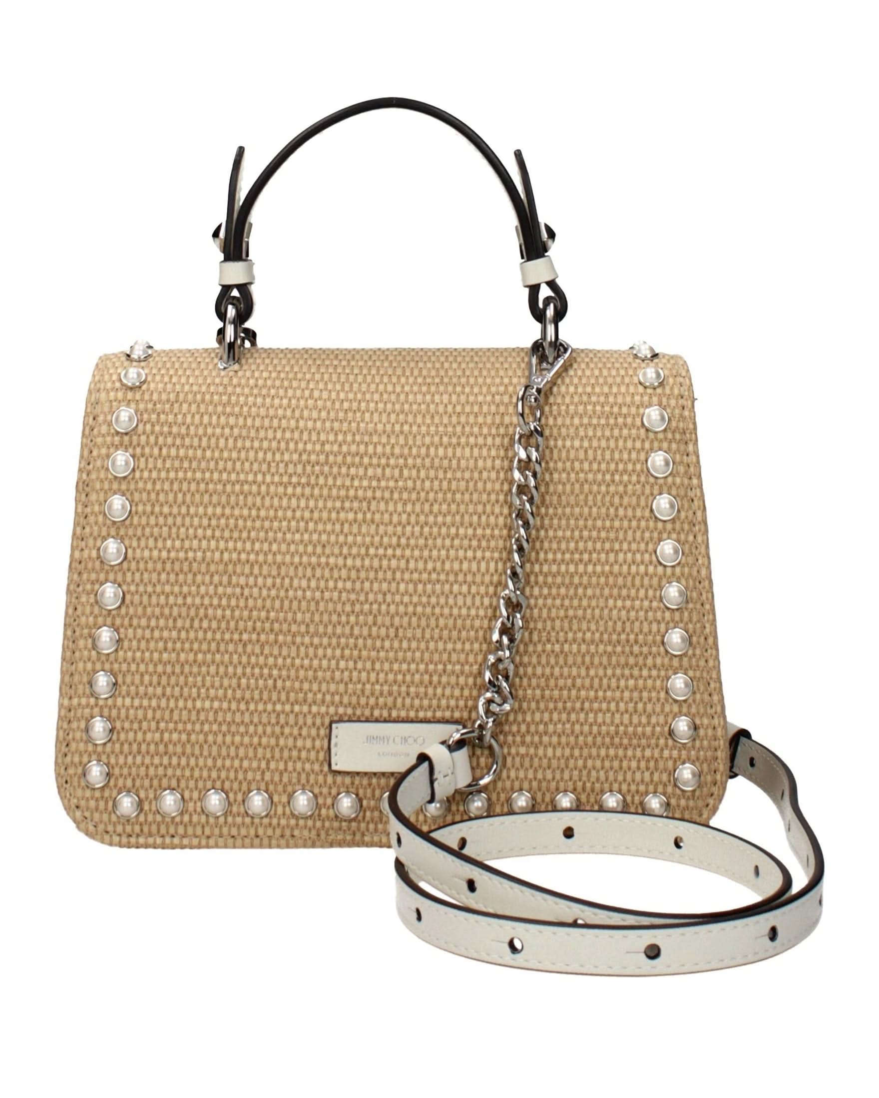 Jimmy Choo Beige Raffia Handbag Glam Steals
