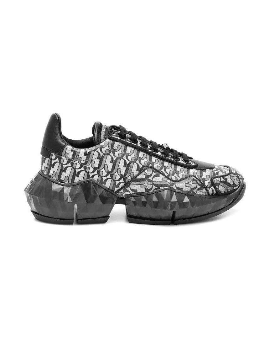 Jimmy Choo Black Calfskin Chunky Sneakers Glam Steals