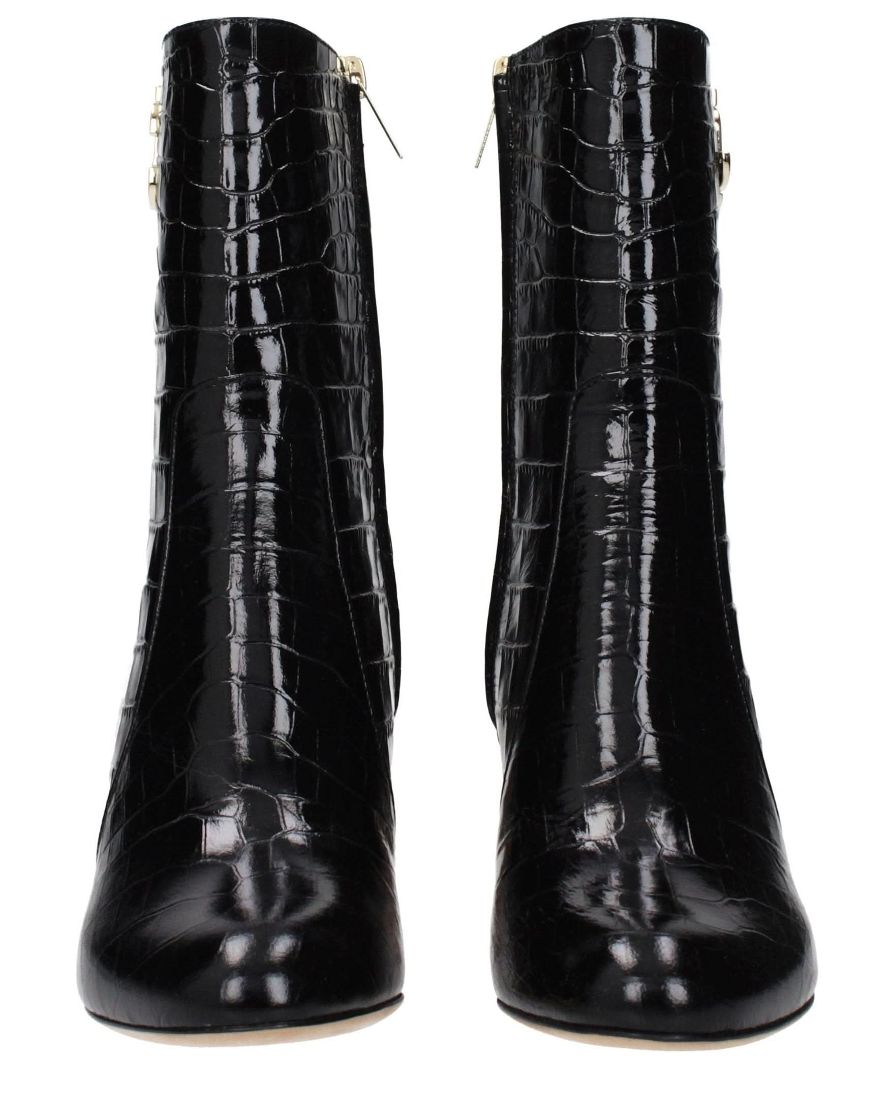 Jimmy Choo Black Leather Ankle Boots Glam Steals