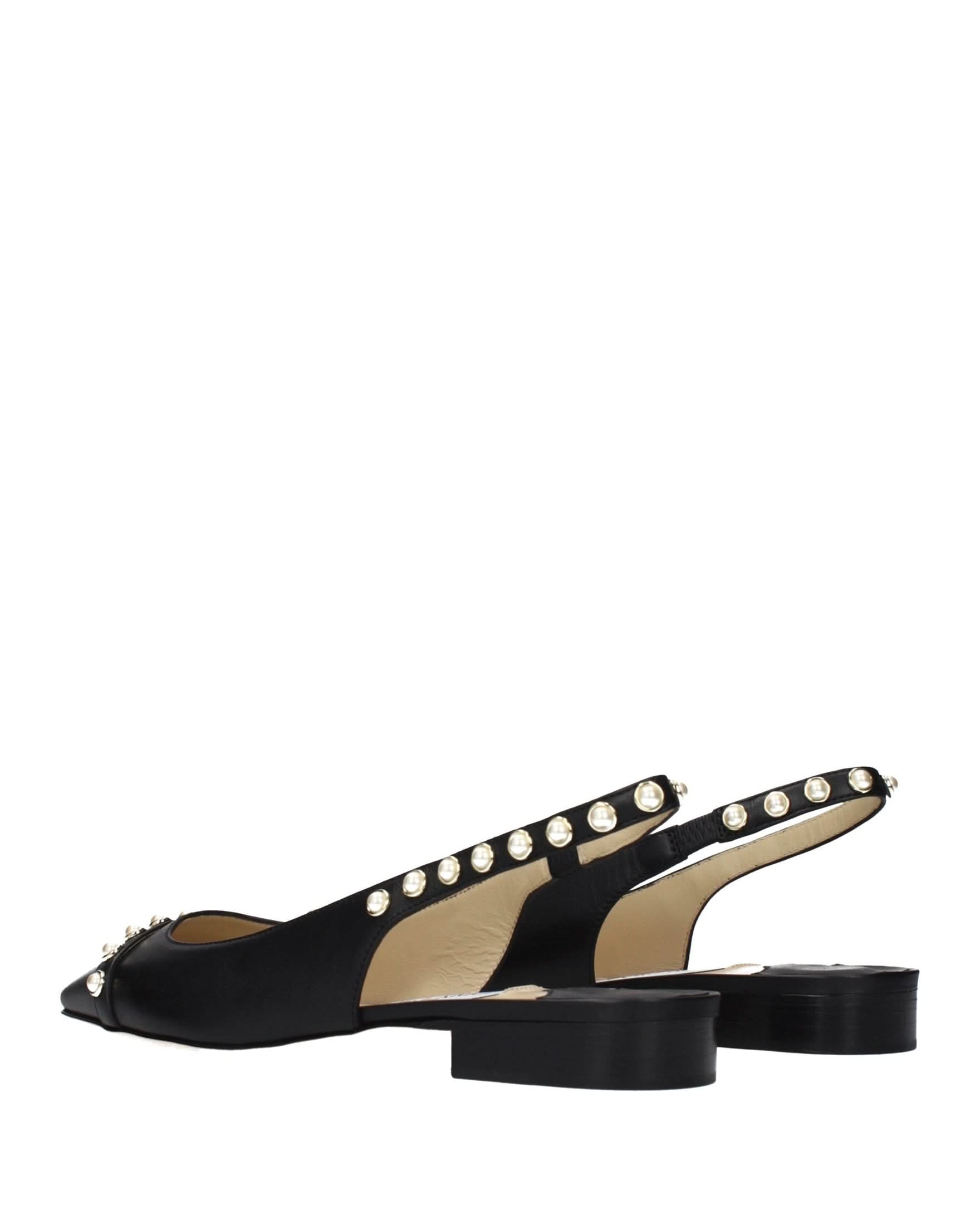 Jimmy Choo Black Leather Flats Glam Steals