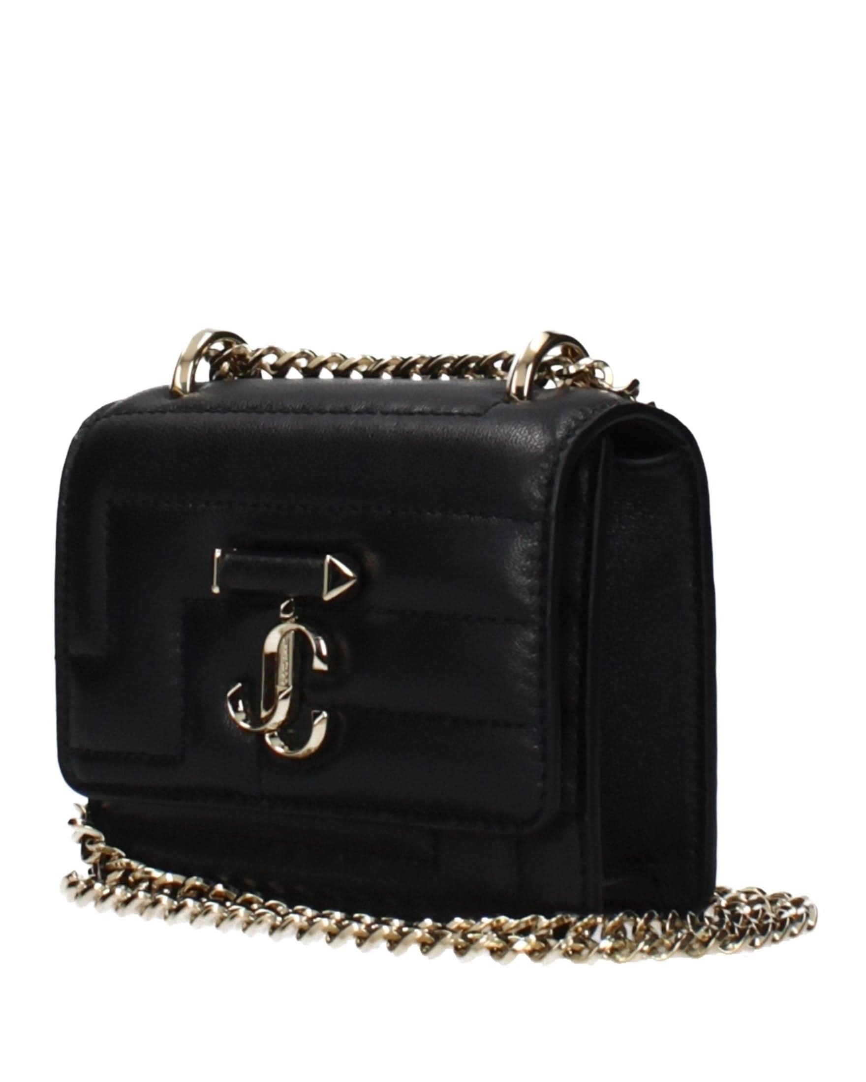 Jimmy Choo Black Leather Shoulder Bag Glam Steals