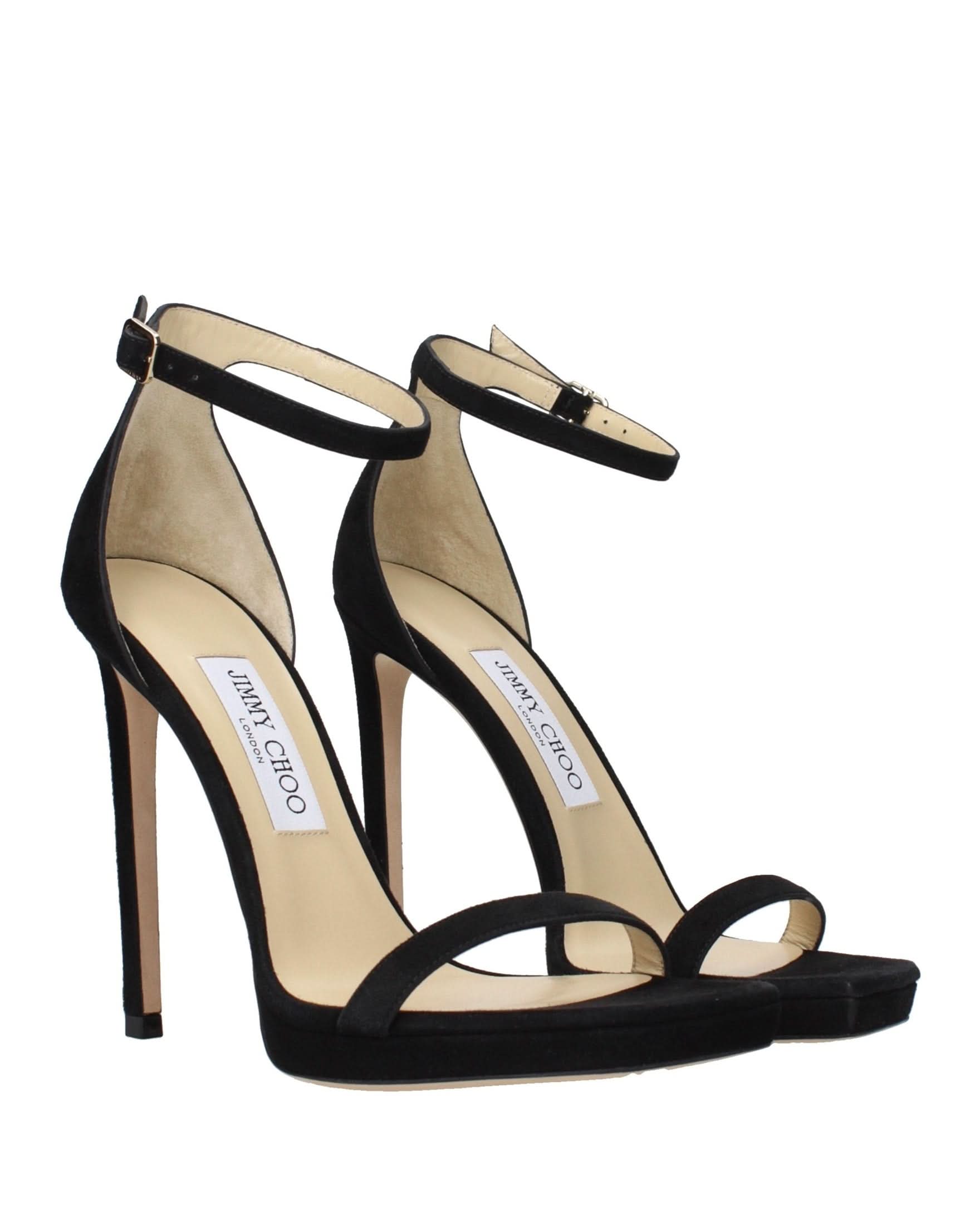Jimmy Choo Black Leather Stiletto Heel Glam Steals