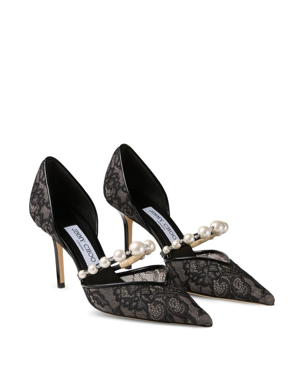 Jimmy Choo Black with Heel Glam Steals
