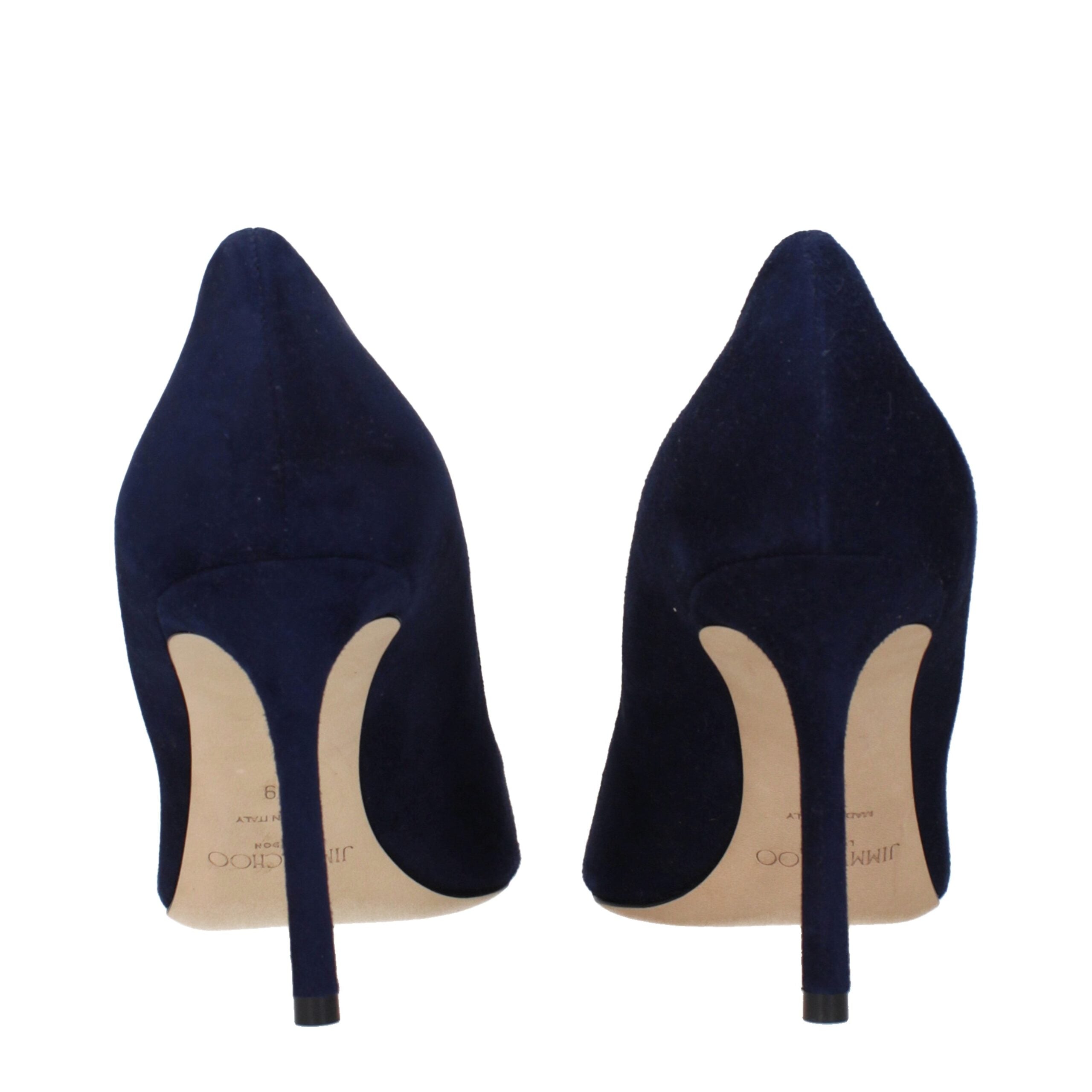 Jimmy Choo Blue Leather High Heel Pumps Glam Steals