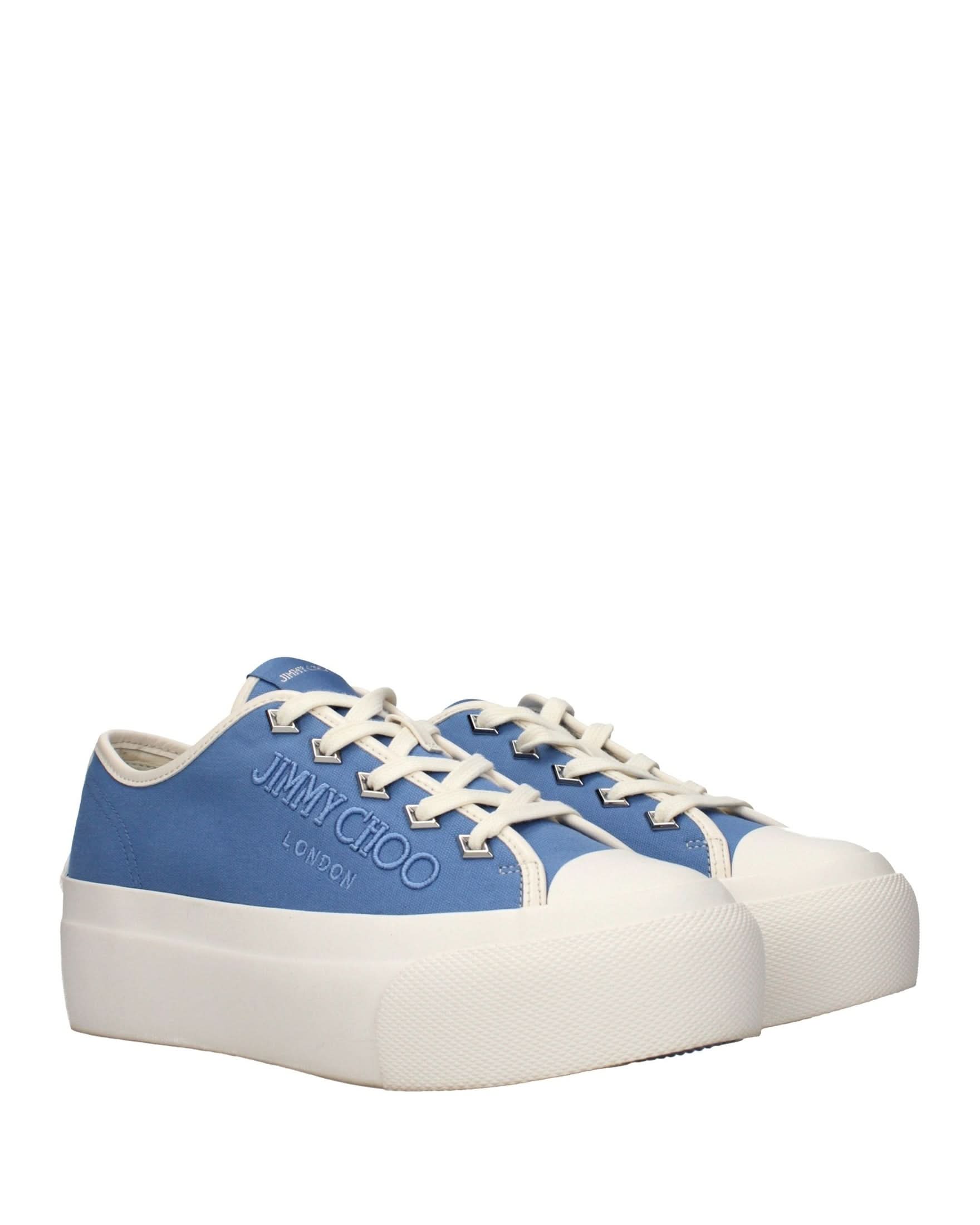 Jimmy Choo Blue Low Top Sneakers Glam Steals