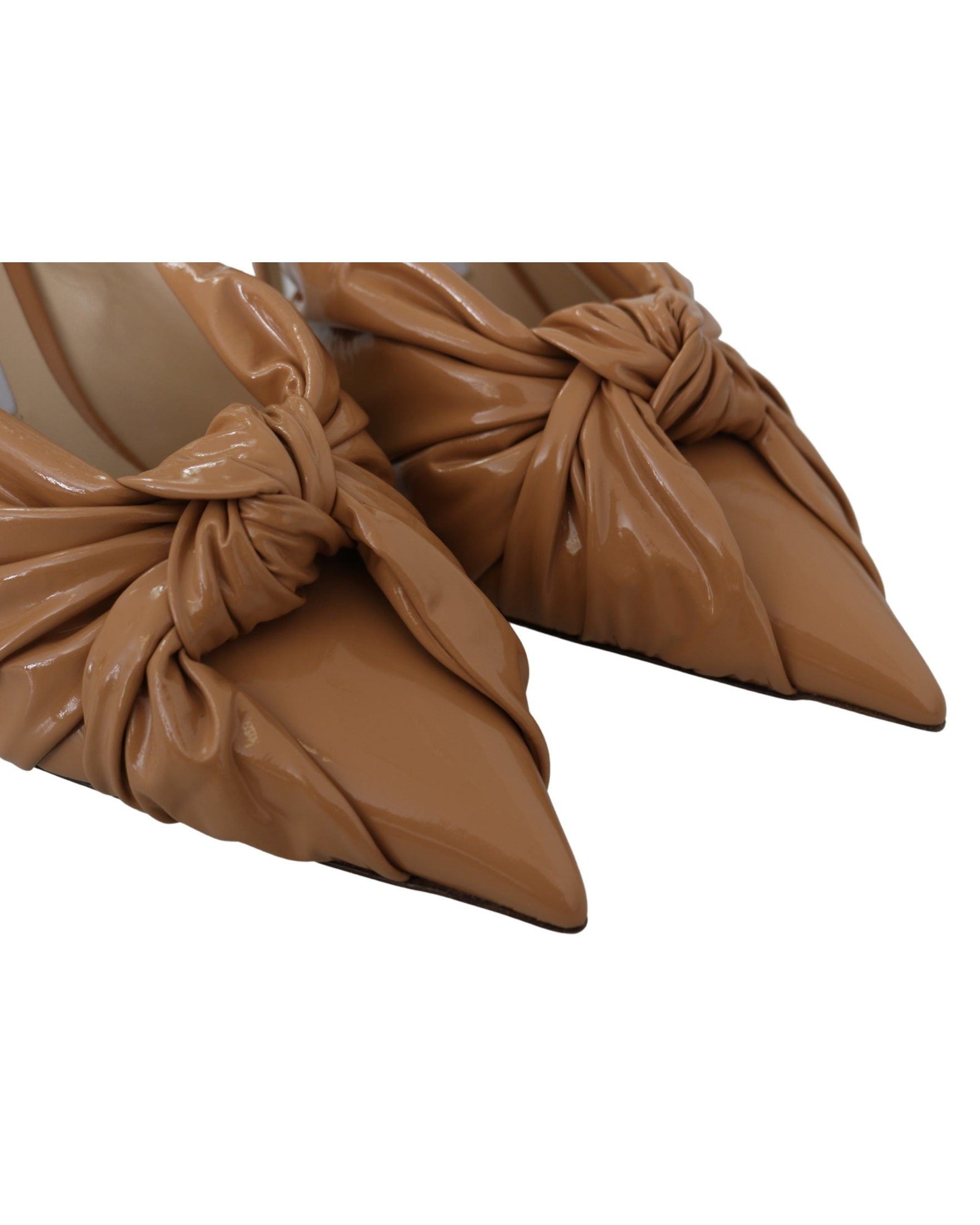 Jimmy Choo Brown Leather Caramel Annabell 85 Pumps Glam Steals