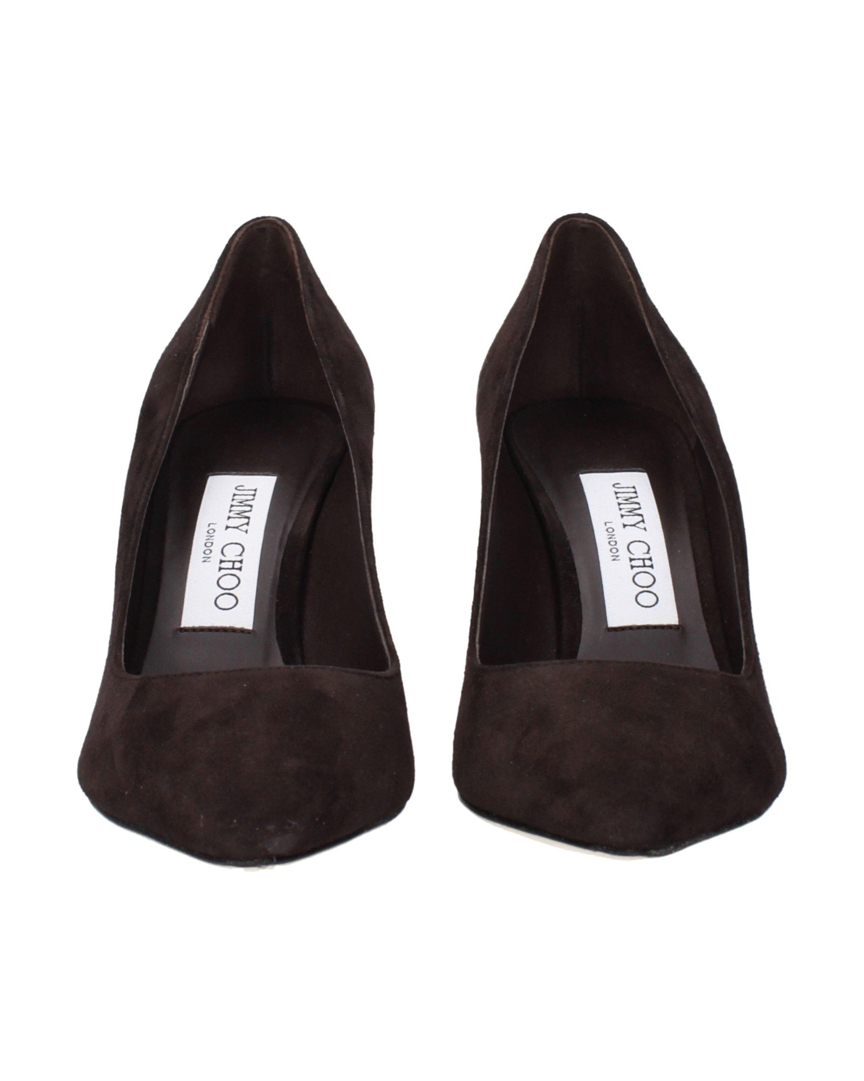 Jimmy Choo Brown Leather High Heel Pumps Glam Steals