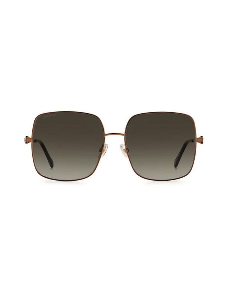 Jimmy Choo Brown Metal Sunglasses