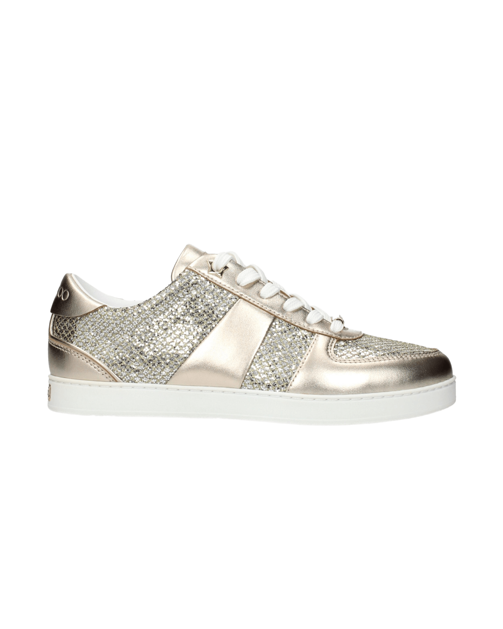 Jimmy Choo Gold Leather Sneakers Glam Steals