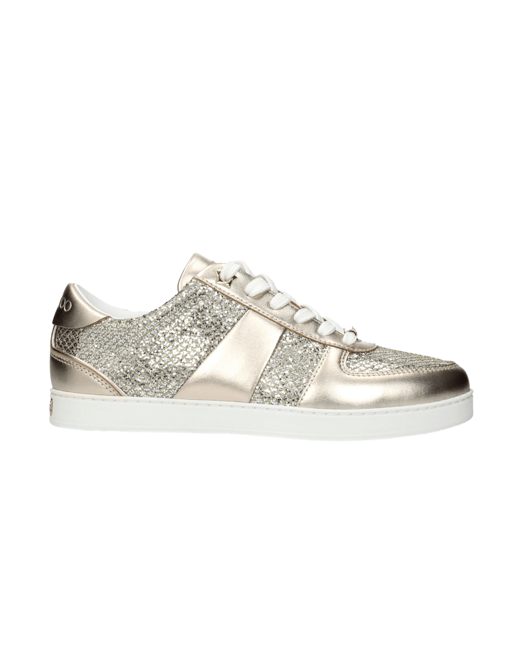 Jimmy Choo Gold Leather Sneakers Glam Steals