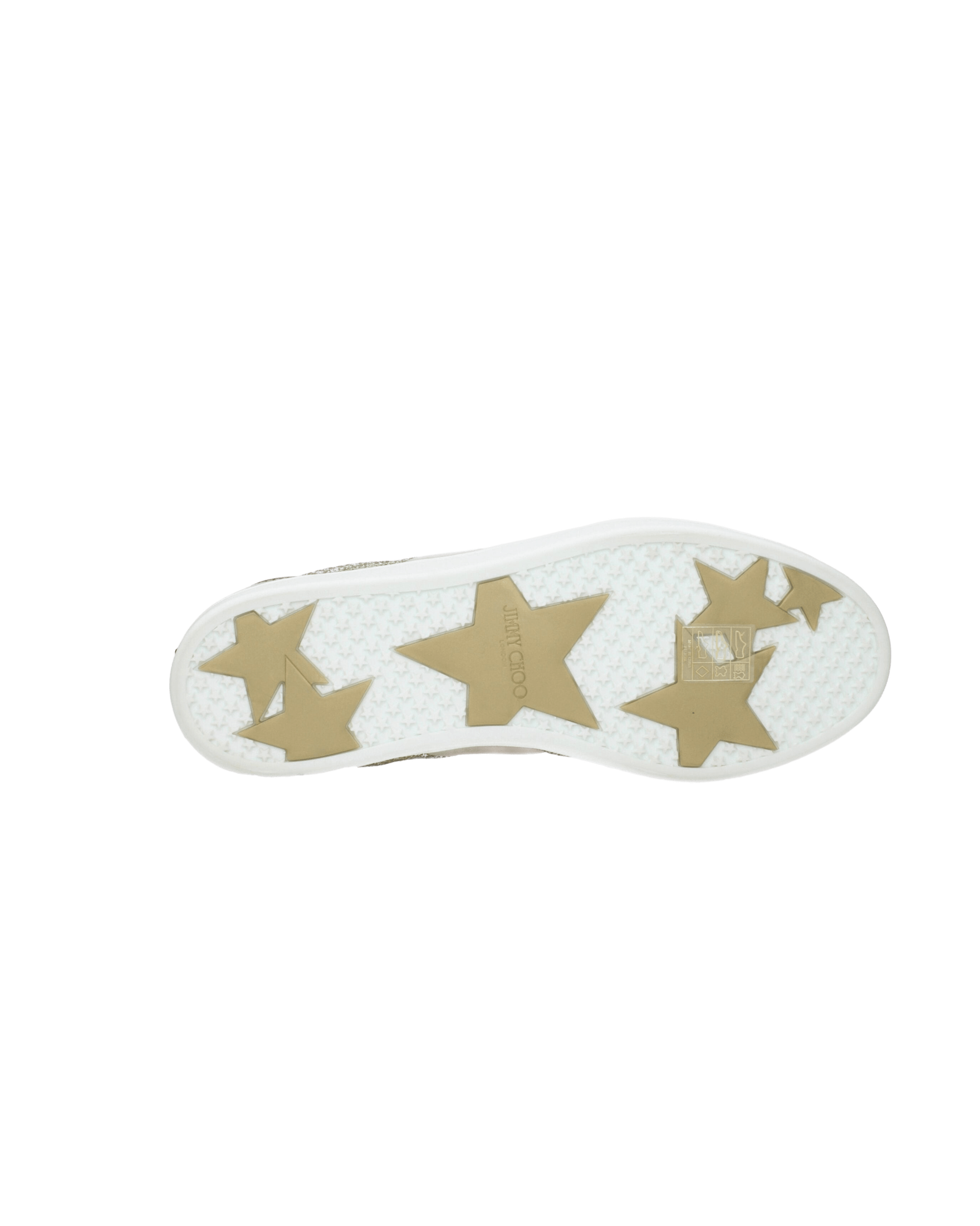 Jimmy Choo Gold Leather Sneakers Glam Steals