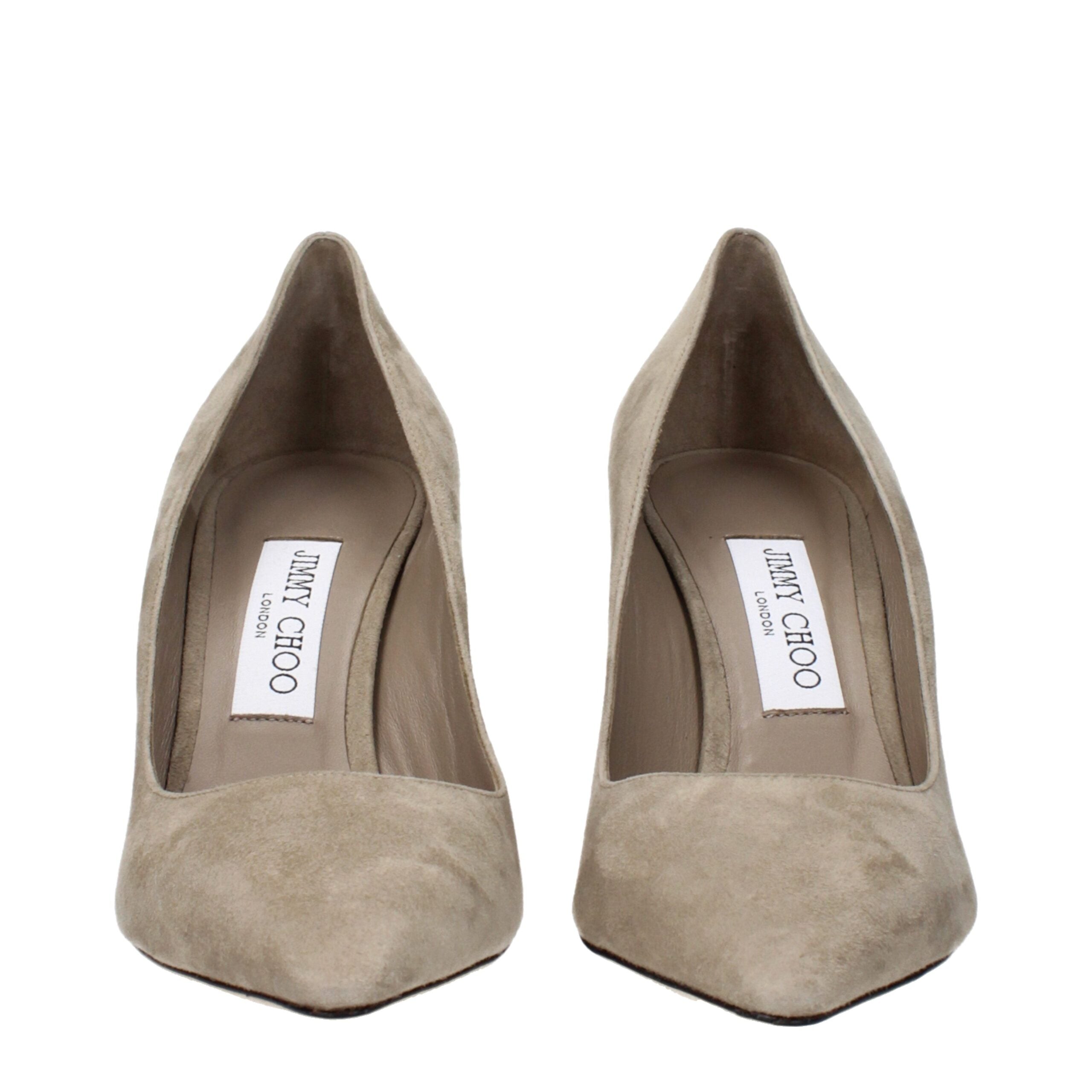 Jimmy Choo Gray Leather High Heel Pumps Glam Steals