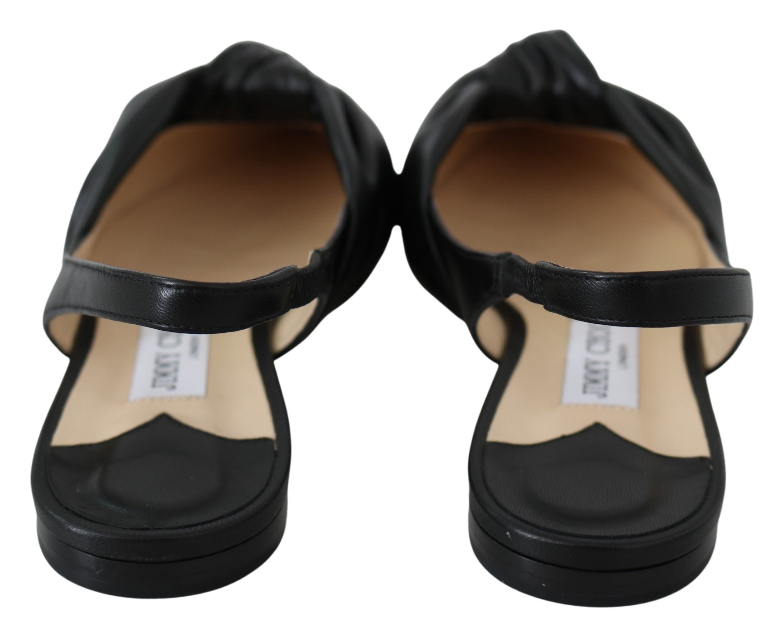 Jimmy Choo Leather Elegant Pointed Toe Flats Glam Steals