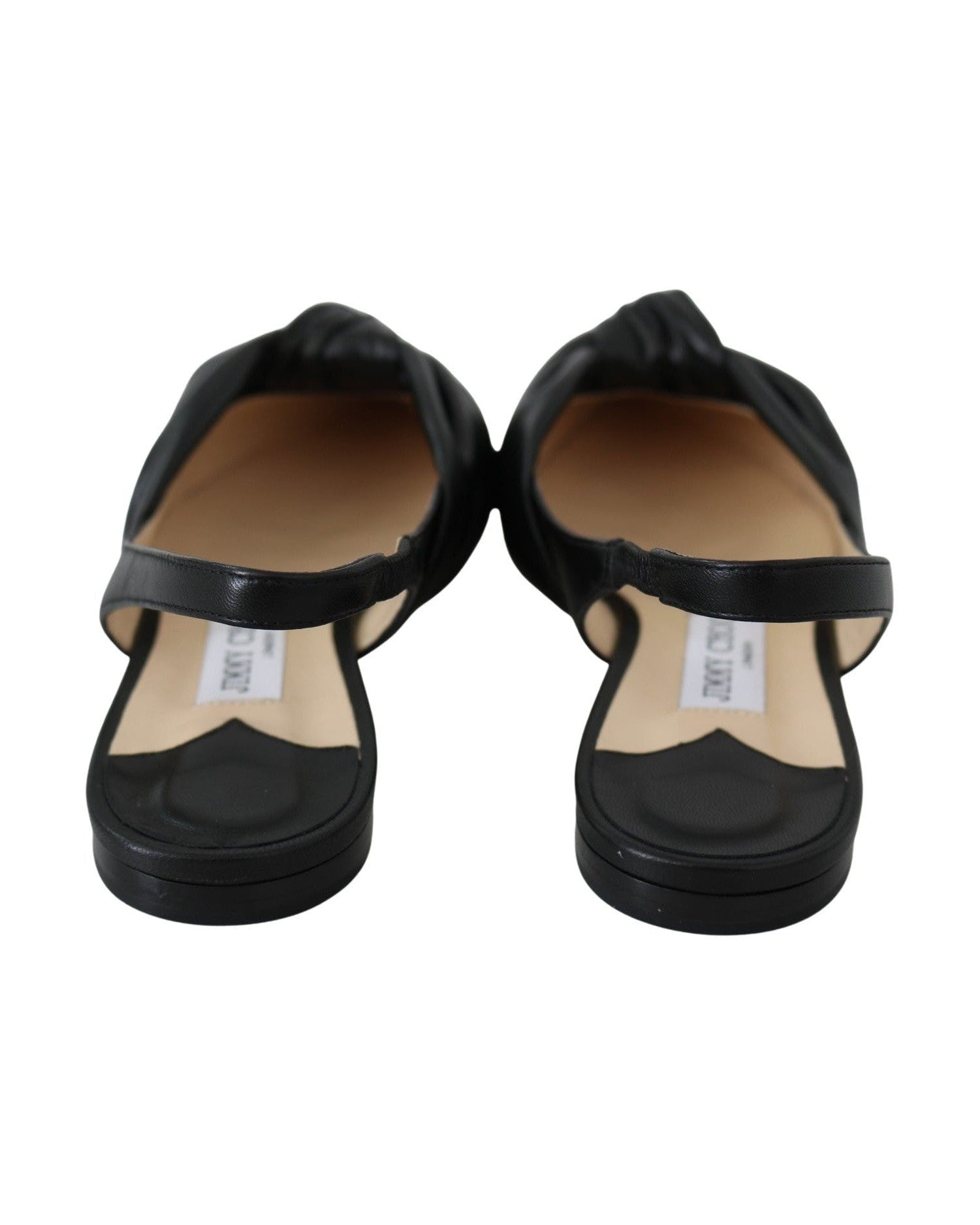 Jimmy Choo Leather Elegant Pointed Toe Flats Glam Steals