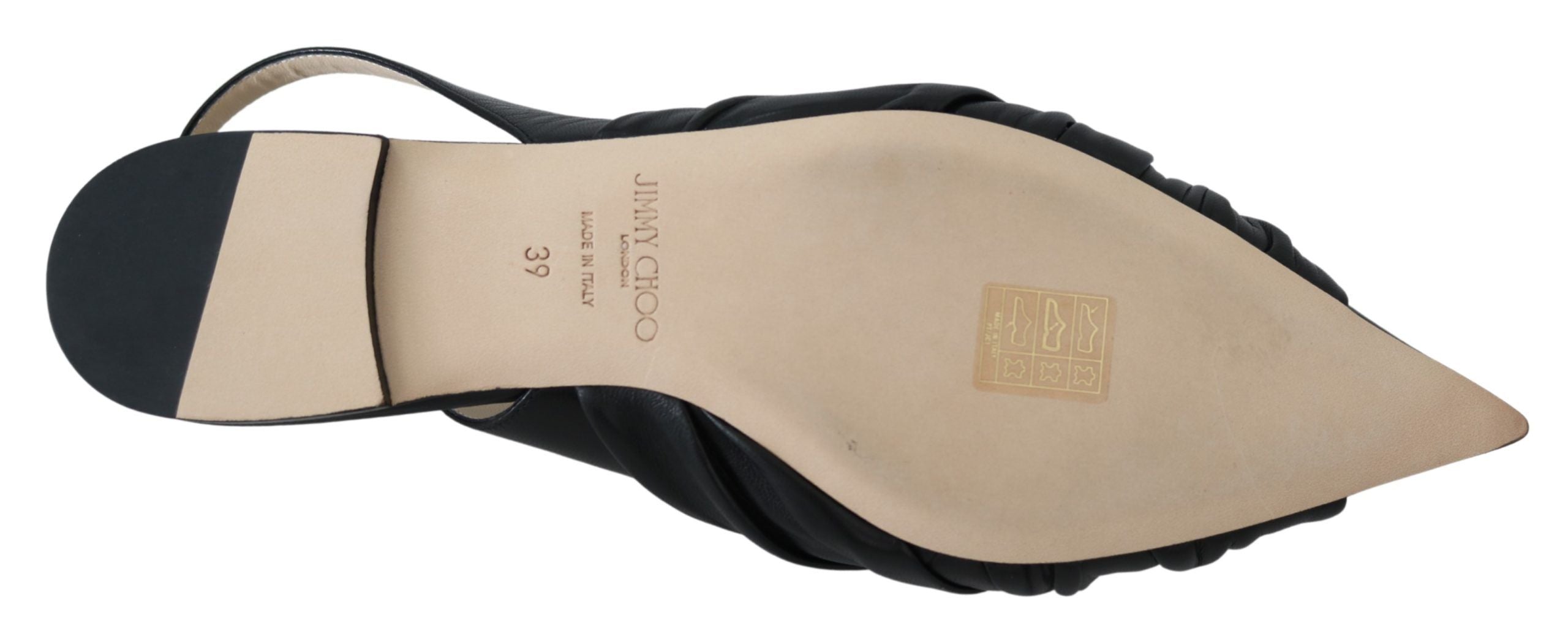 Jimmy Choo Leather Elegant Pointed Toe Flats Glam Steals