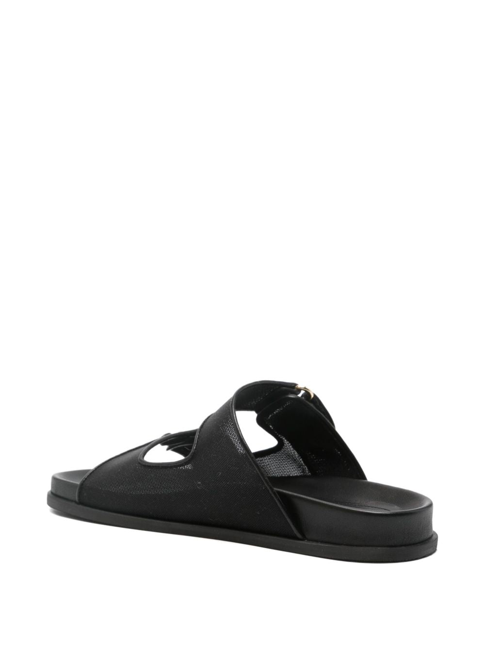 Jimmy Choo Leather Fayence Sandals Low with Pearls Glam Steals
