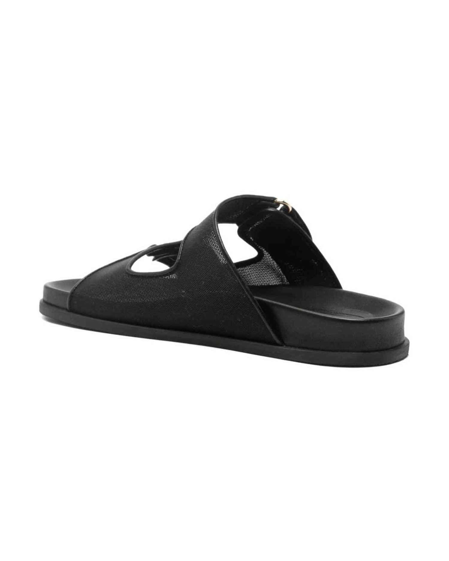 Jimmy Choo Leather Fayence Sandals Low with Pearls Glam Steals