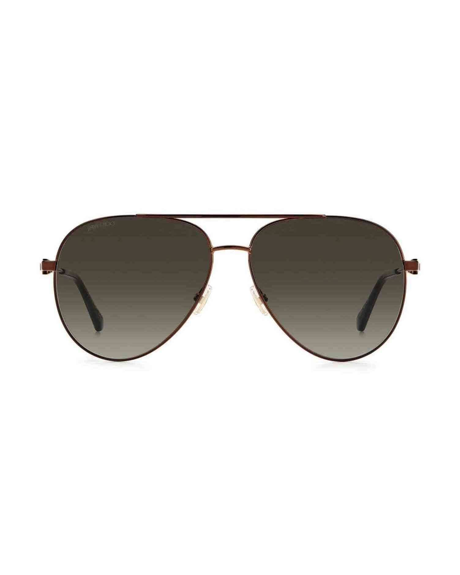 Jimmy Choo Brown Metal Sunglasses Sunglasses