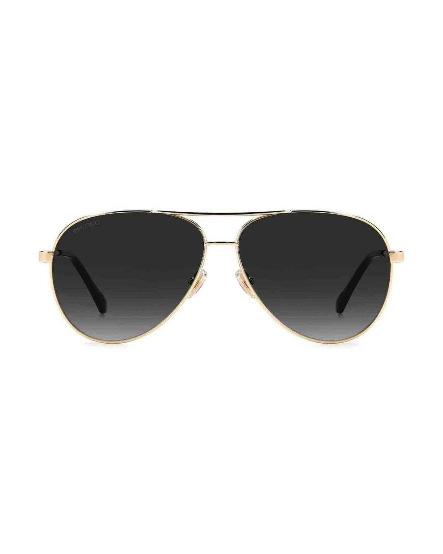 Jimmy Choo Gold Metal Sunglasses Sunglasses