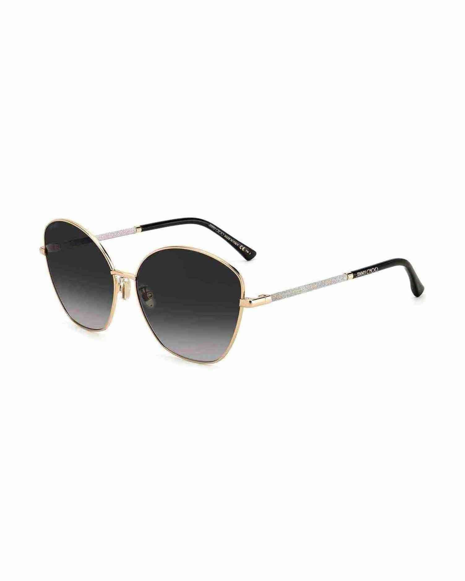 Jimmy Choo Gold Metal Sunglasses Sunglasses