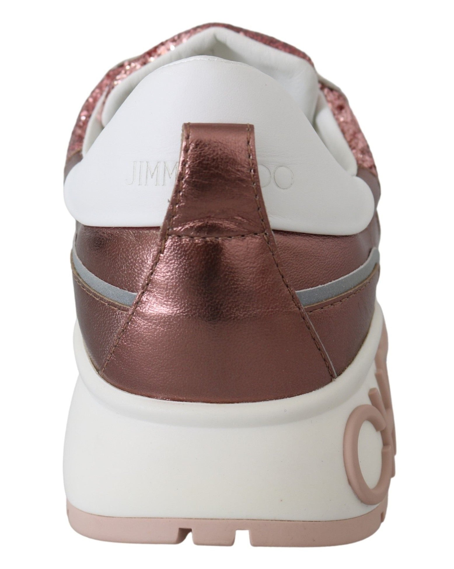 Jimmy Choo Pink Leather Candyfloss Raine Sneakers Glam Steals